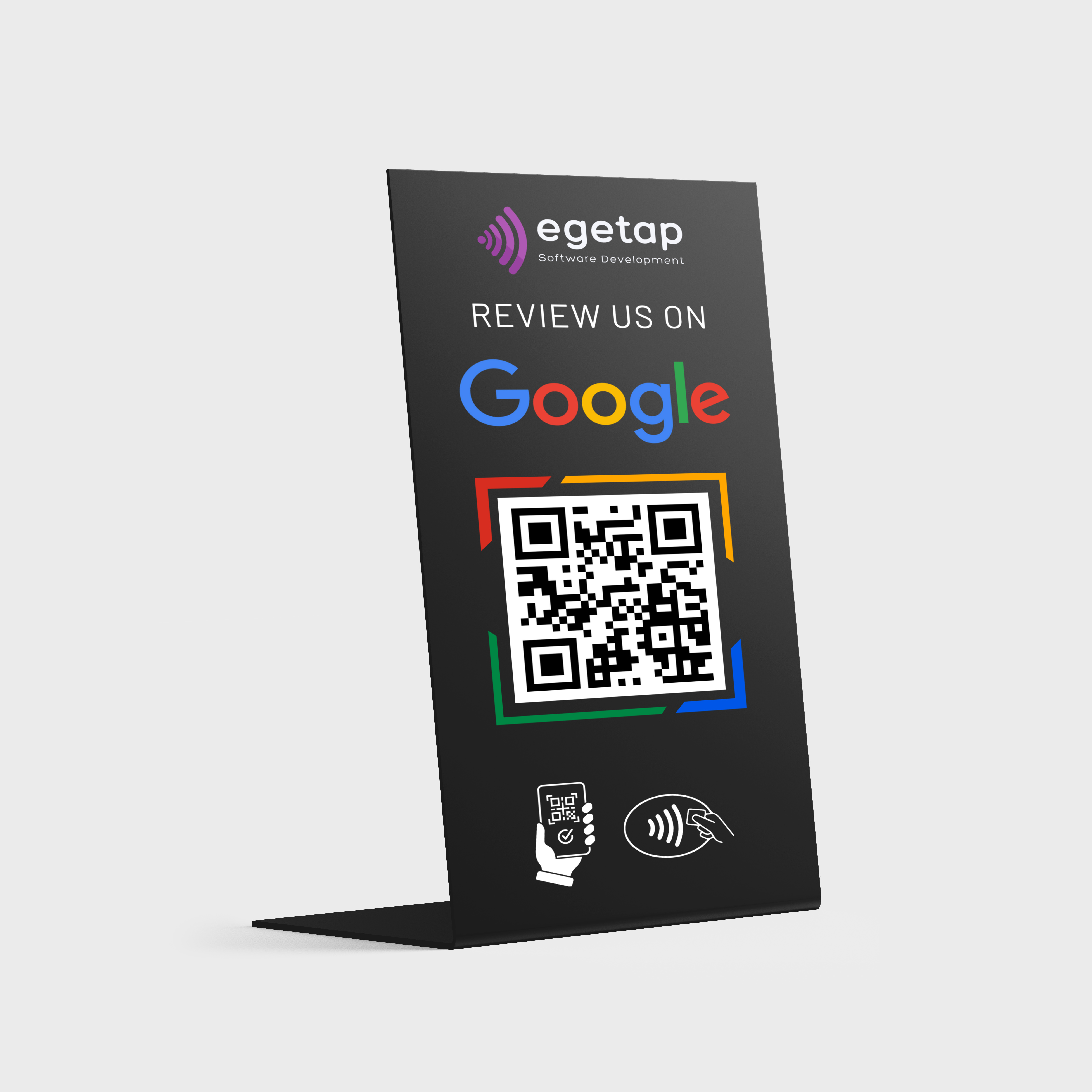 Premium Google Reviews Stand Black - En İyi Fiyatlarla
